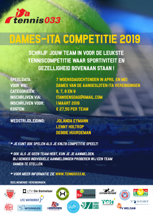 Flyer ita dames competitie